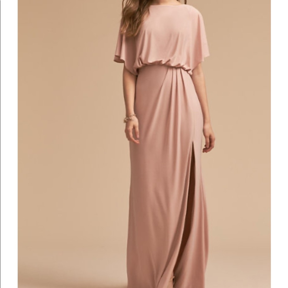 COPY - Blush Bridesmaid Dress, “BHLDN Lena”, Floo…